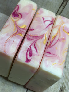 Strawberries & Champagne Goats Milk Handcrafted Soap